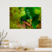 Himmlischer Garten Poster (Küche)