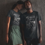 Himmlischer Geburtstag Daddy | Foto Memorial T - S T-Shirt<br><div class="desc">Himmlisches Geburtstagshaus Daddy mit Foto und redaktionellem Text. Alle Stile,  Größen und Farben des Schriftartes können durch einen Klick auf den Link nach der Personalisierung angepasst werden.</div>