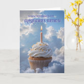 Himmlischer Geburtstag für den geliebten Großvater Karte (Gelbe Blume)