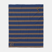 Himmlischer Gelehrter Blaues Fleece-Decke Fleecedecke (Vorderseite)