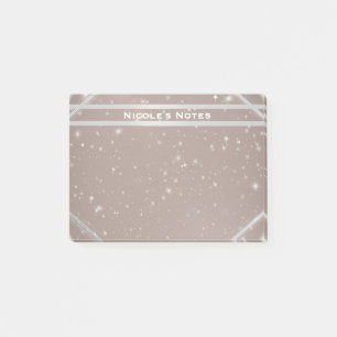Himmlischer Glanz Glamour Trendy Moderne Personali Post-it Klebezettel