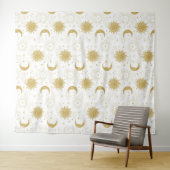 Himmlischer Gold-Teppich Wandteppich (Beispiel (Horizontal))