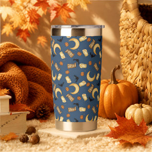 Himmlischer Halloween-Hexenmond-Thermobecher Thermobecher
