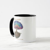 Himmlischer Harmoniebaum | Kosmisches Meditationsm Tasse (Vorderseite Links)