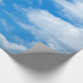 Himmlischer Himmelswolken - Hintergrund Geschenkpapier (Ecke)