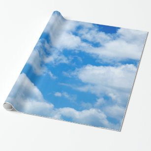 Himmlischer Himmelswolken - Hintergrund Geschenkpapier