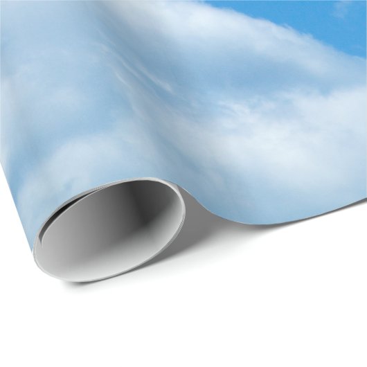 Himmlischer Himmelswolken - Hintergrund Geschenkpapier (Rolleneckpunkt)