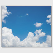 Himmlischer Himmelswolken - Hintergrund Geschenkpapier (Flach)