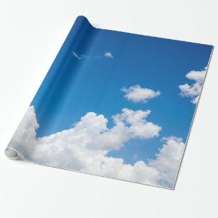 Himmlischer Himmelswolken - Hintergrund Geschenkpapier