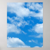 Himmlischer Himmelswolken - Hintergrund Poster (Vorne)