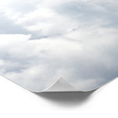 Himmlischer Himmelswolken - Hintergrund Poster (Ecke)