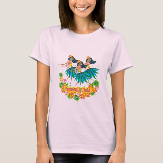 Himmlischer Hula Damen-T - Shirt (Vorderseite)