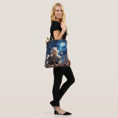 Himmlischer Kitsune – Wächter der vier Schwänze. Tasche (Am Model)