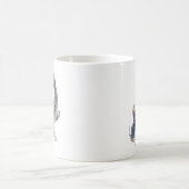 Himmlischer Koi-Fisch-Becher Luxus-Linienkunst Kaffeetasse (Mittel)