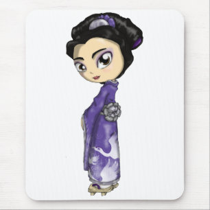 Himmlischer KräneGeisha Mousepad
