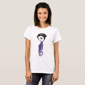 Himmlischer KräneGeisha T-Shirt (Vorne ganz)