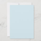 Himmlischer Minzblatt-Hochzeit Einladung (Rückseite)