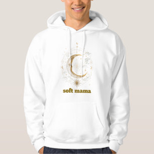 Himmlischer Mond und Sterne Boho Soft Mama Mystisc Hoodie