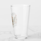 Himmlischer Motten-Blumenaufkleber Glas (Links)