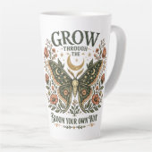 Himmlischer Motten-Blumenaufkleber Milchtasse (Rechte Ecke)
