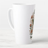 Himmlischer Motten-Blumenaufkleber Milchtasse (Linke Ecke)