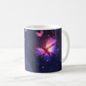 Himmlischer Nachtfaltergarten Kaffeetasse (VorderseiteRechts)