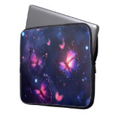 Himmlischer Nachtfaltergarten Laptopschutzhülle (Vorderseite Links)