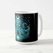Himmlischer Oktopus – Kosmische Intelligenz Wildli Kaffeetasse (VorderseiteRechts)