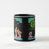 Himmlischer Paddeltanz schwarz Tasse (Zentrum)