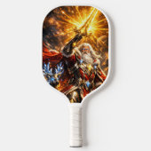 Himmlischer Paladin des ewigen Lichts Pickleball Schläger (Vorderseite)