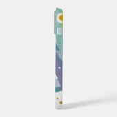 Himmlischer Pastell-Weihnachtsbaum iPhone 15 Hülle (Linke Seite)