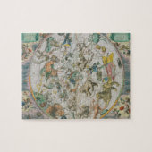 Himmlischer Planisphere, der die Zeichen des Zod Puzzle (Horizontal)