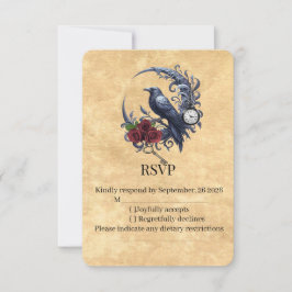 Himmlischer Rabe RSVP Die Zeitlose Nocturne  Karte