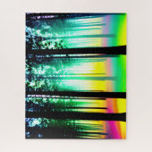 Himmlischer Regenbogenwald Puzzle (Vertikal)