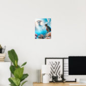 Himmlischer Schnorchel Poster (Heimbüro)