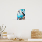 Himmlischer Schnorchel Poster (Küche)