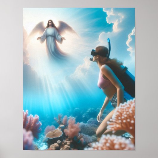 Himmlischer Schnorchel Poster (Vorne)