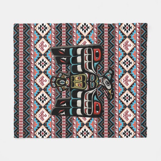 Himmlischer Sky Fleecedecke (Vorderseite (Horizontal))