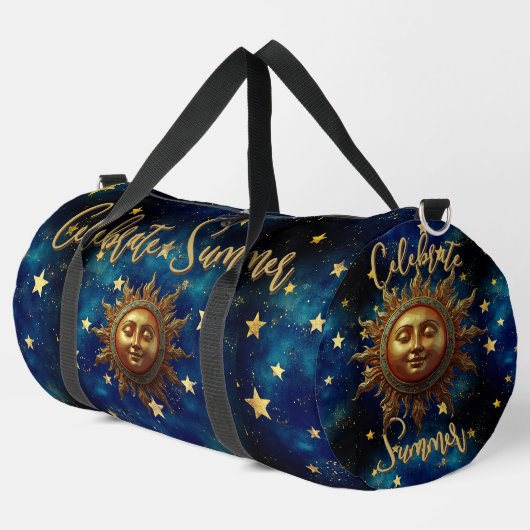 Himmlischer Sommer Feiern Sie den Sommer Duffle Bag (Linke Ecke)