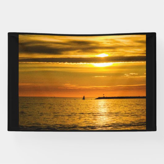Himmlischer Sonnenuntergang Banner (Horizontal)