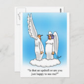 Himmlischer Spaß Angel Cartoon Geschenk! Postkarte (Vorne/Hinten)