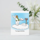 Himmlischer Spaß Angel Cartoon Geschenk! Postkarte (Stehend Vorderseite)