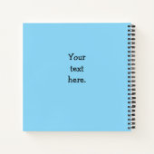 Himmlischer Spaß SpiralNotebook Notizblock (Rückseite)