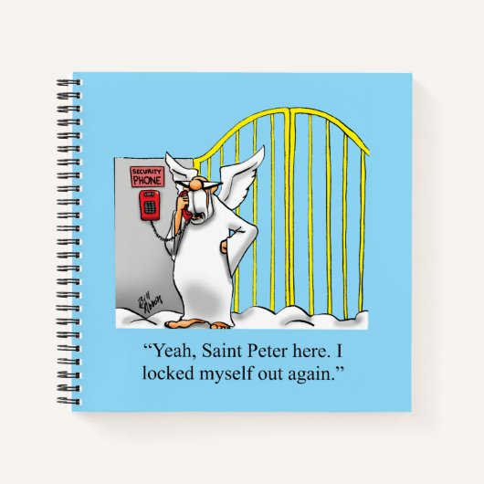 Himmlischer Spaß SpiralNotebook Notizblock (Vorderseite)