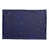 Himmlischer Starry NachtSingle Kissenbezug (Rückseite)