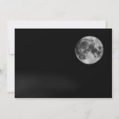 Himmlischer Sternenhimmel Galaxie Foto Mond Save The Date (Rückseite)
