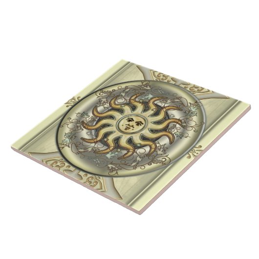 Himmlischer Sun Fliese (Seite)