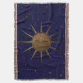 Himmlischer Sun-Mond-sternenklare Nacht Decke (Vorderseite Vertikal)