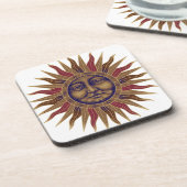 Himmlischer Sun stellen gegenüber Untersetzer (Linke Seite)