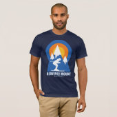 Himmlischer T - Shirt für die Skiabfahrt (Vorne ganz)